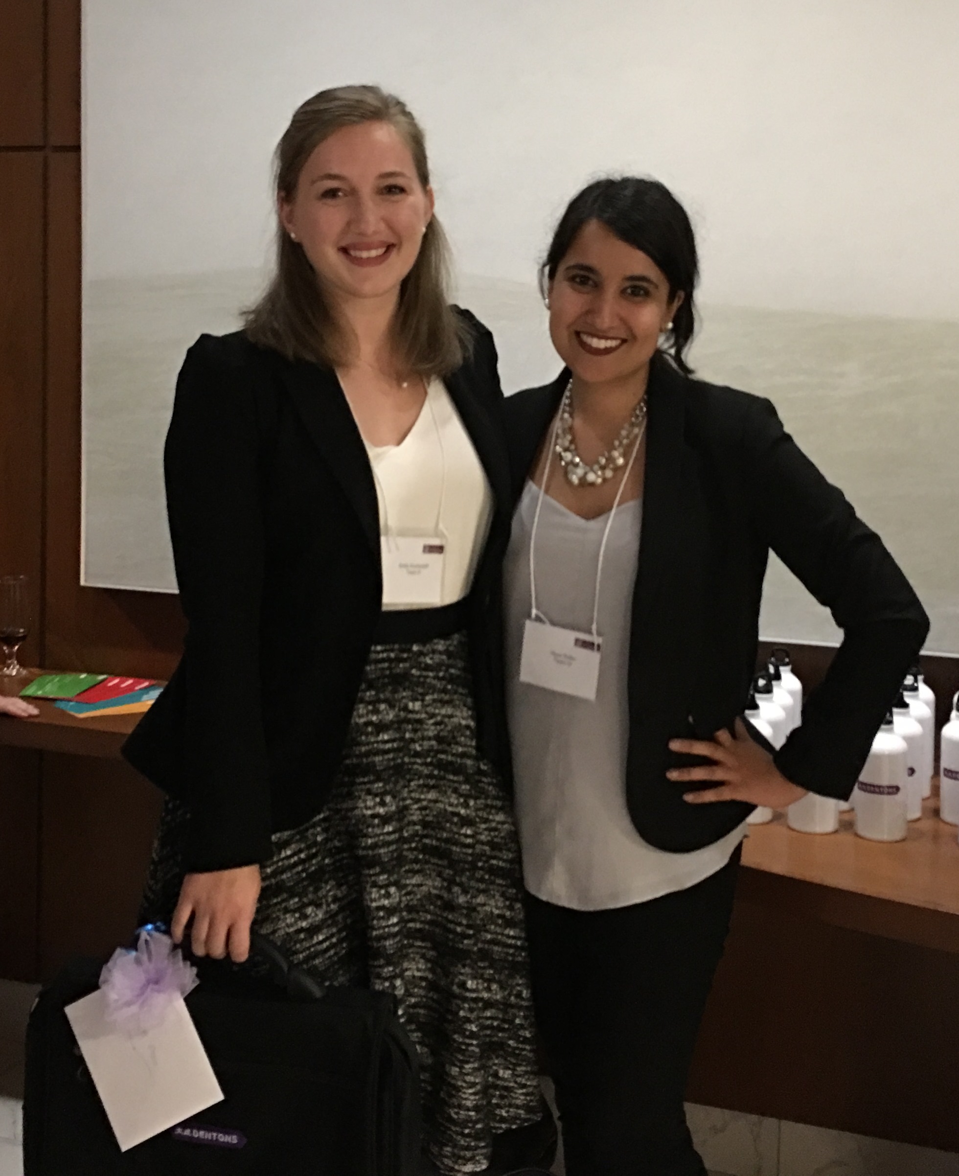 Ottawa negotiation competition winners Raya Sidhu and Emily Kostandoff 