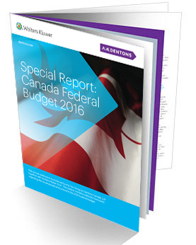 Special Report: Canada Federal Budget 2016