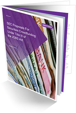 SEC Proposals For Securities Crowdfunding Under Title III of the JOBS Act Whitepaper
