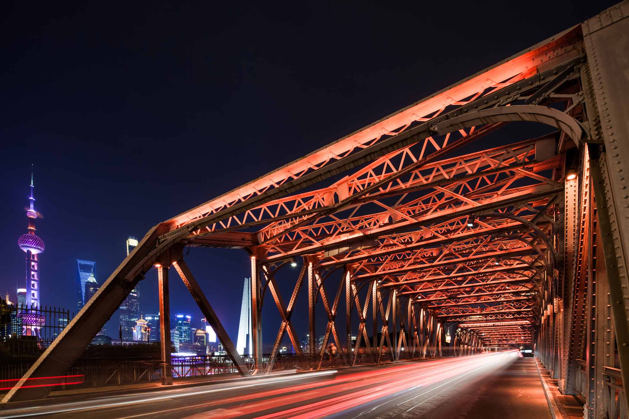 Bridge at night