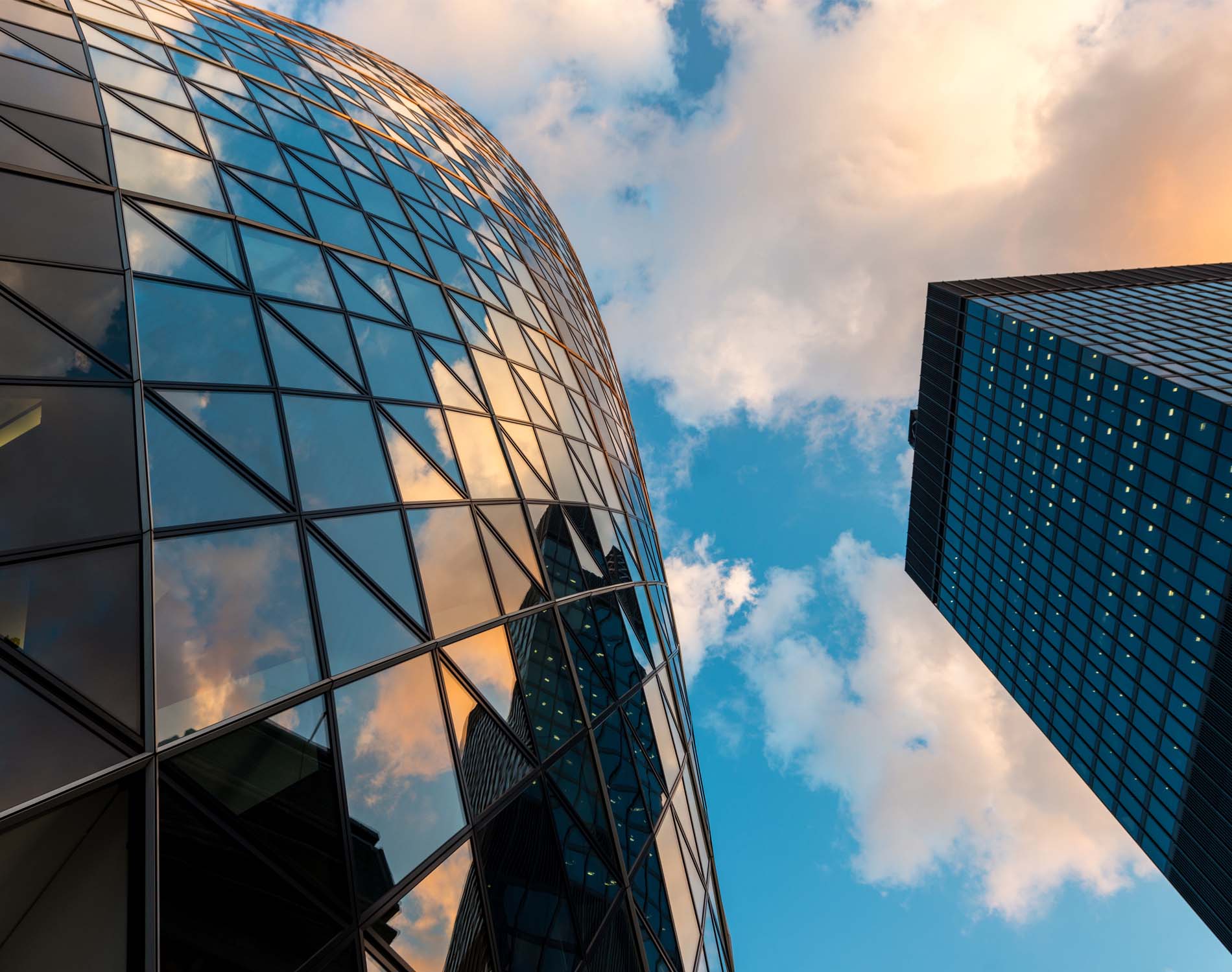 The Gherkin Building in London