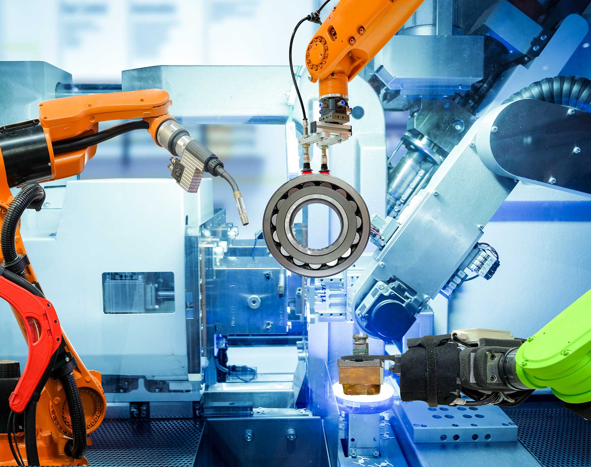 Industrial robotic welding