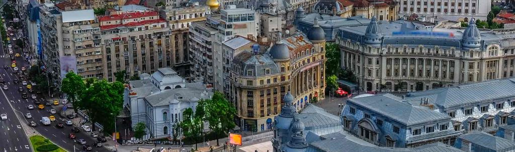 Center of Bucharest in the morning