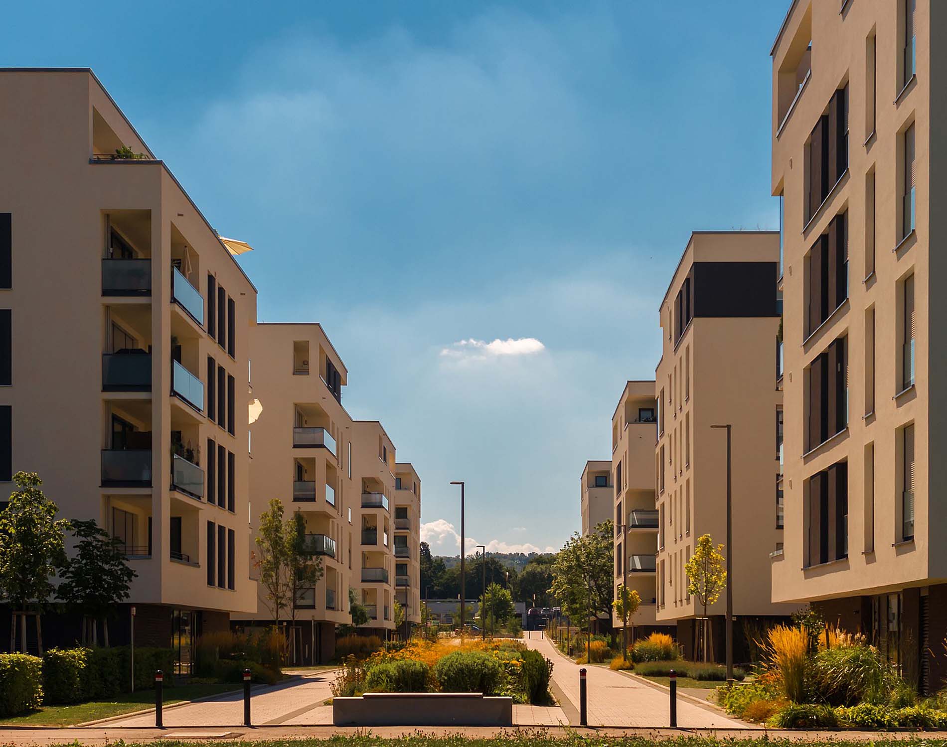 Residential buildings in Muscat, Oman