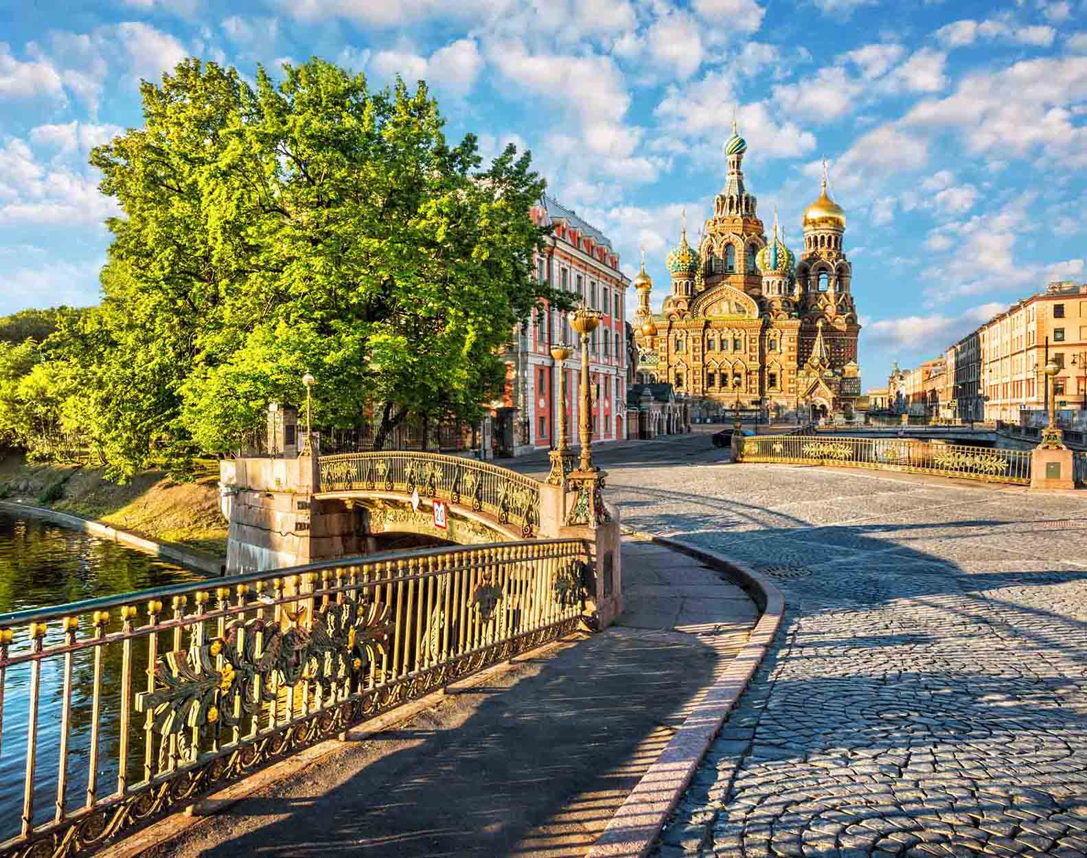 Bridges at the Savior on Spilled Blood St Petersburg, Russia