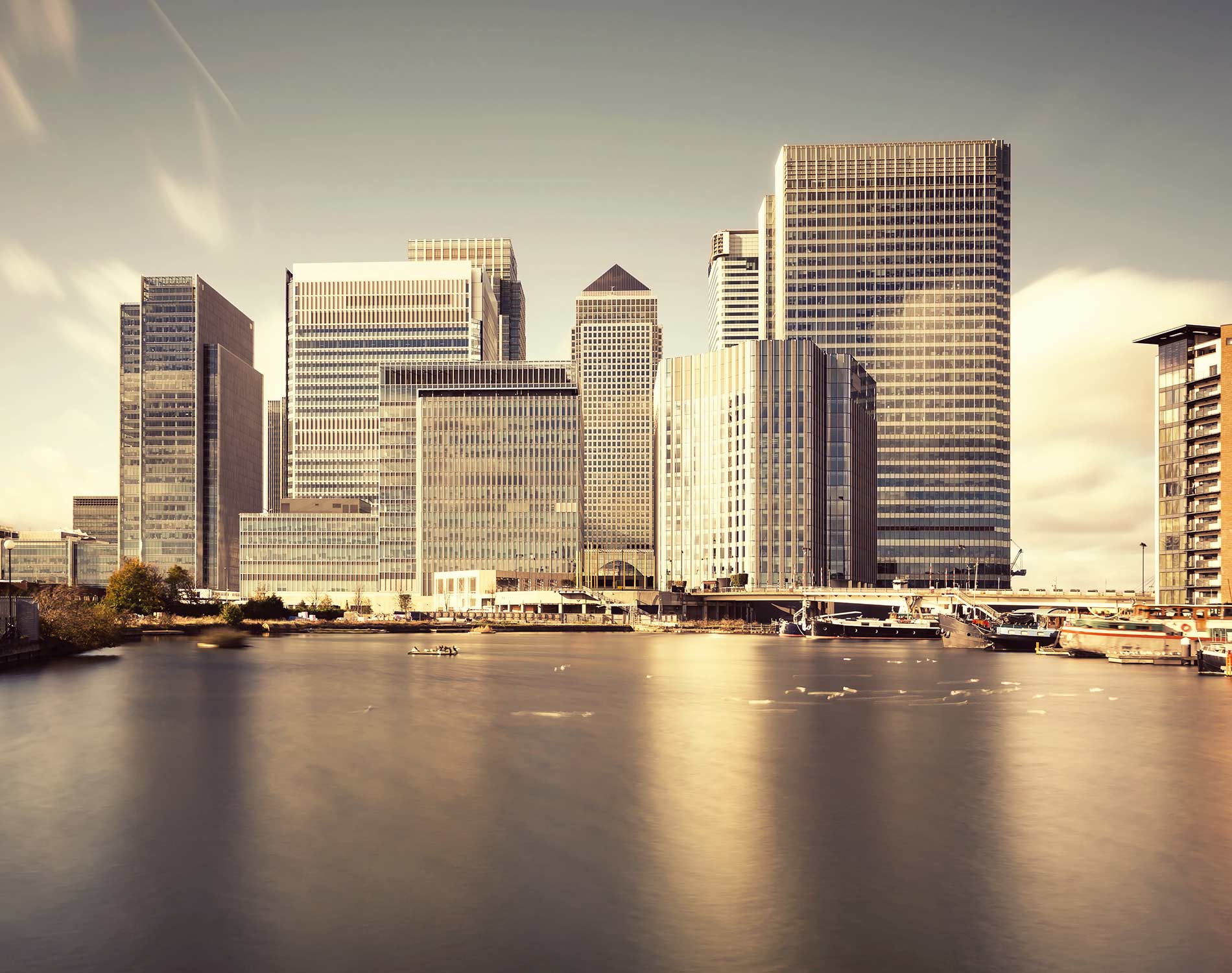 Canary Wharf skyline