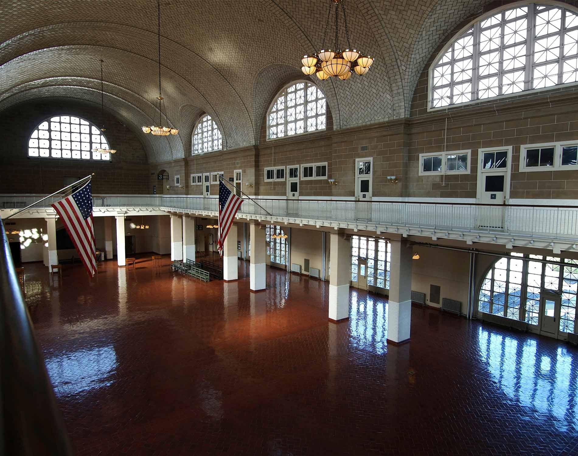 Immigration Hall at Ellis Island
