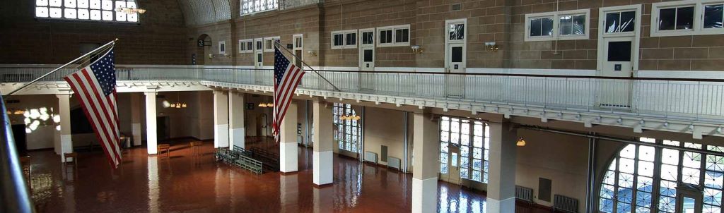 Immigration Hall at Ellis Island
