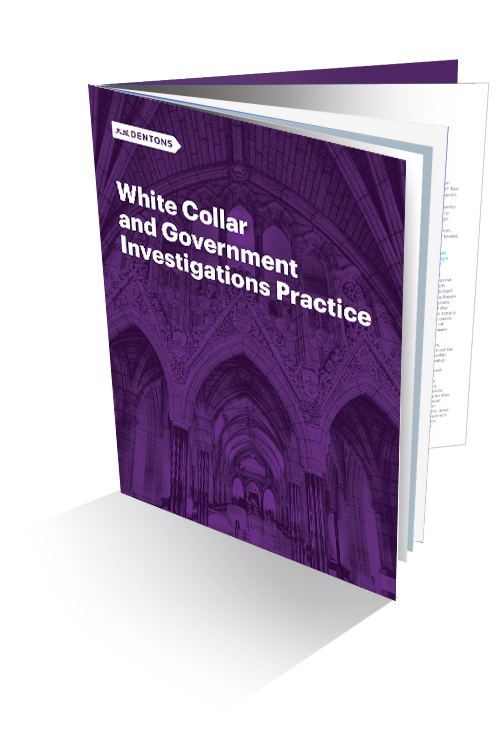 Dentons White Collar Crime And Government Investigations In Canada
