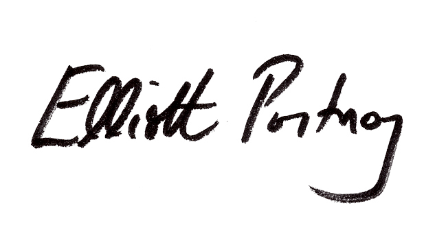 Elliott Portnoy's signature