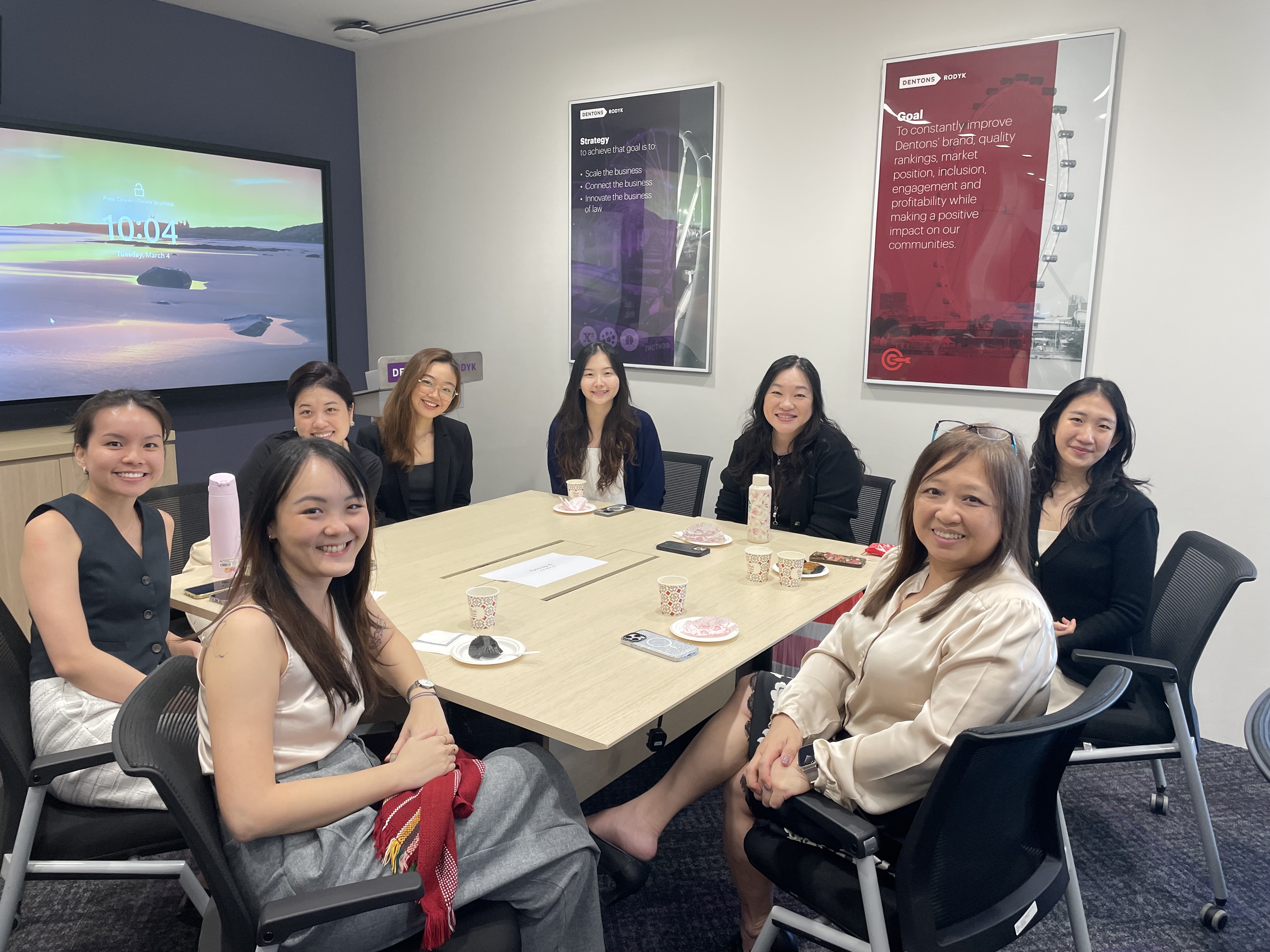 Group of women at Dentons Women Mentorship 2025 Kick-off Session