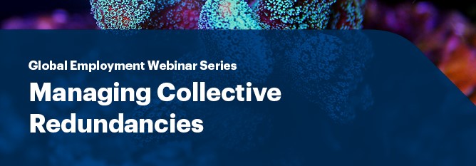 banner Global employment webinar series managing collective redundancies