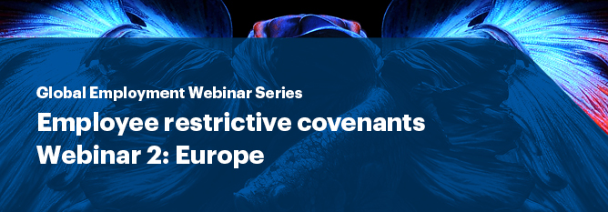 Employee restrictive covenants webinar banner