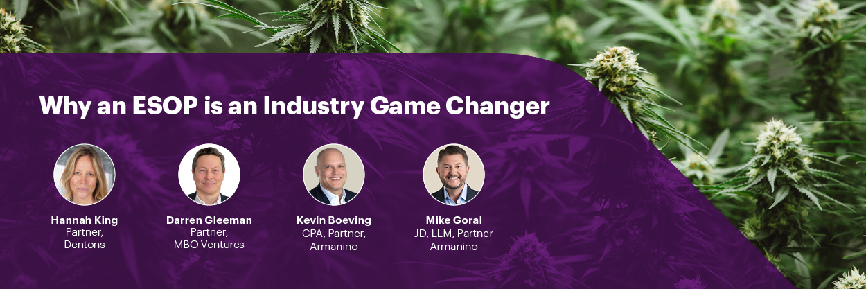 Cannabis ESOPs: Why an ESOP is an Industry Game Changer event banner 