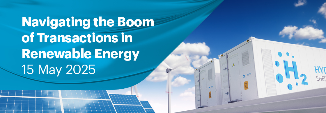 Boom of Transactions in Renewable Energy event banner