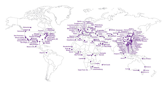 Dentons locations