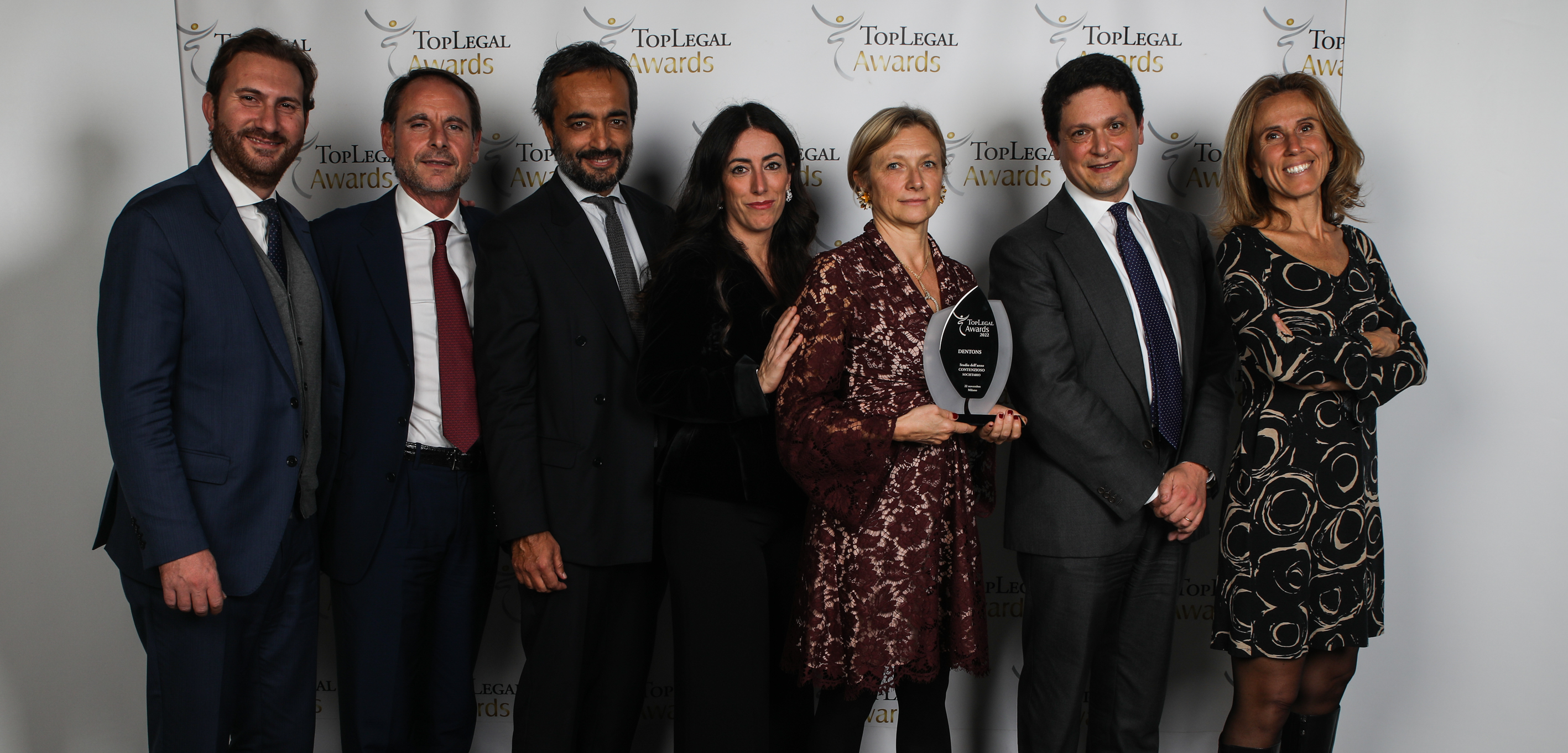 Italian team at TopLegal Awards 2022