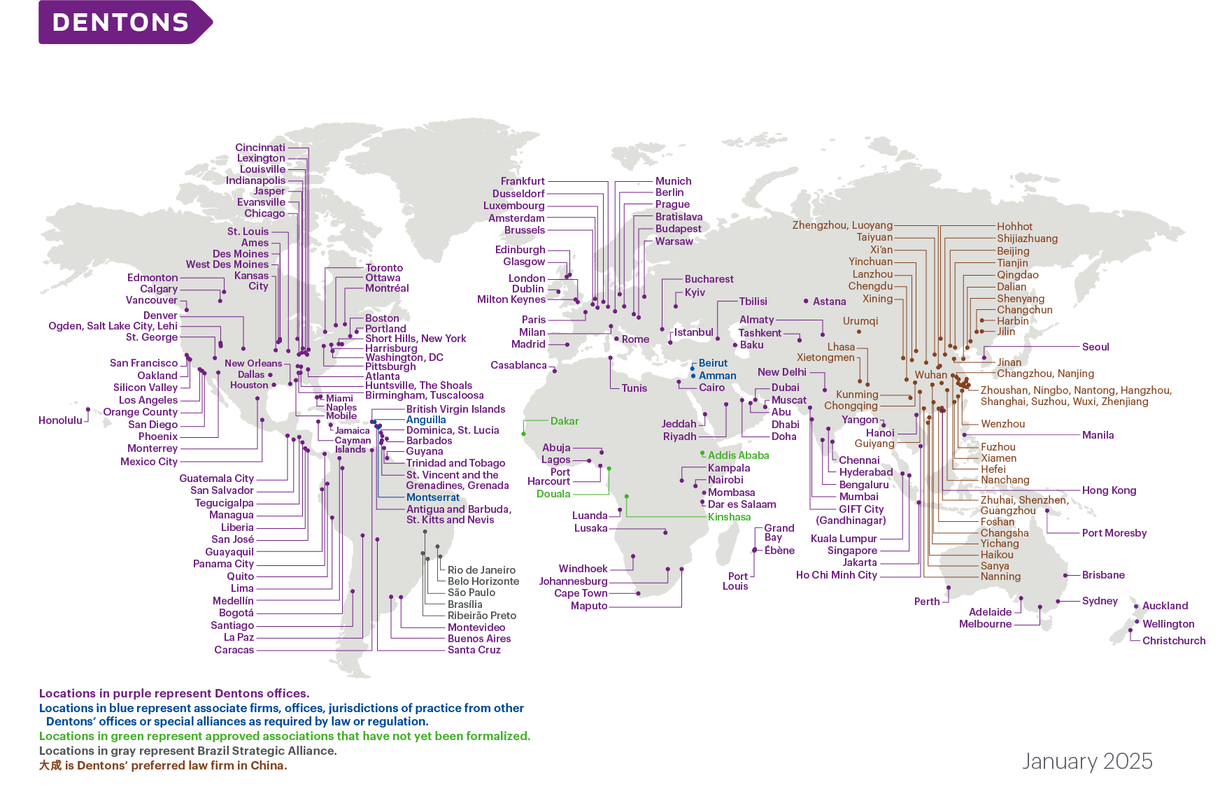 Global office locations