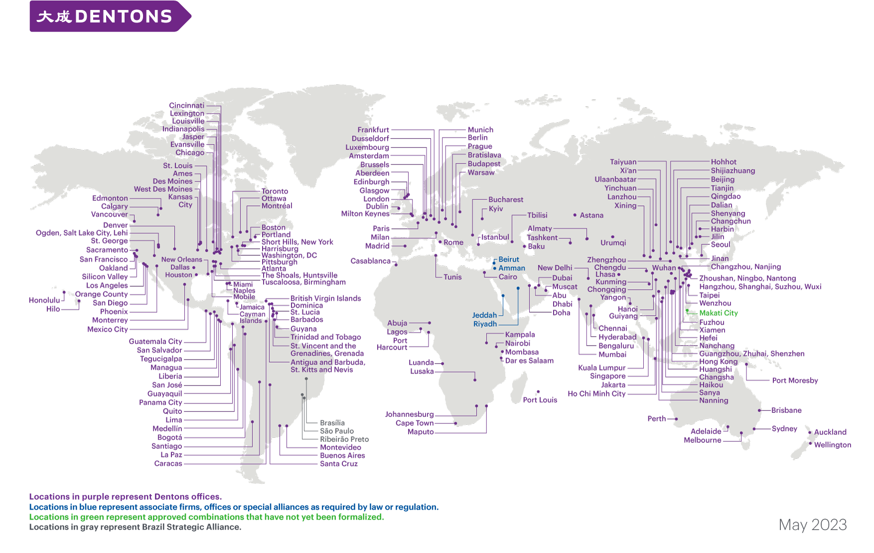 Global office locations