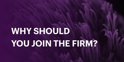 Why should you join the Firm?
