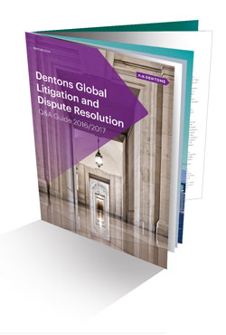 Dentons Global Litigation and Dispute Resolution Q&A Guide