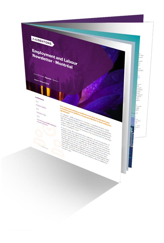 Employment and Labour Montréal Newsletter