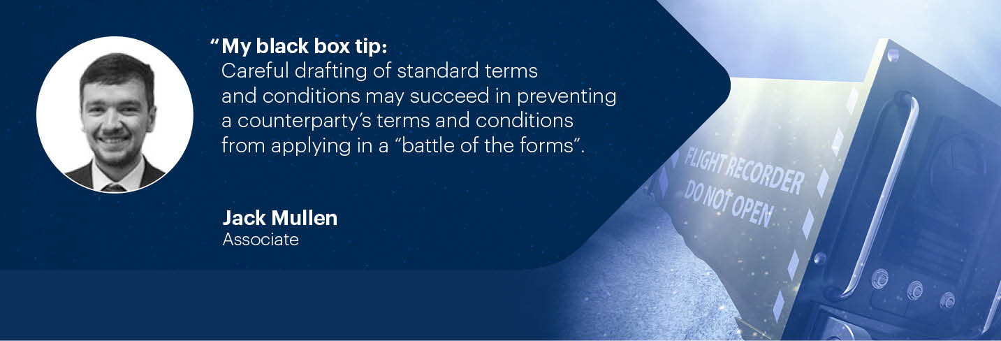 My Black Box Tip: Contractual provisions requiring that any variation of a contract must be in writing are enforceable – with the result that oral modifications (even if agreed by both sides) will be unenforceable.