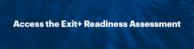 Exit Readiness Assessment banner