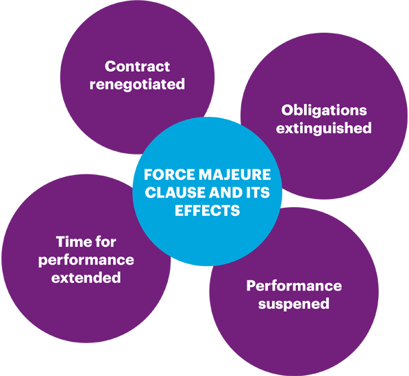 Force majeure clause and its effects - EN