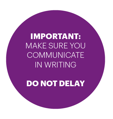 Communication in writing records in English