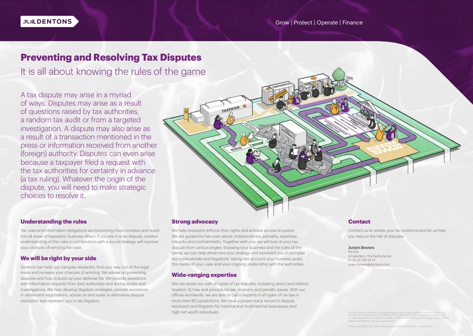 Preventing and Resolving Tax Disputes