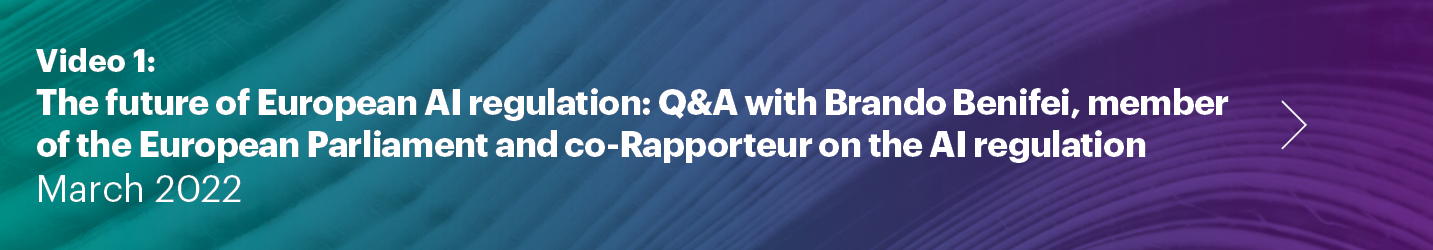 Video: The future of European AI regulation: Q&A with Brando Benifei, member of the European Parliament and co-Rapporteur on the AI regulation