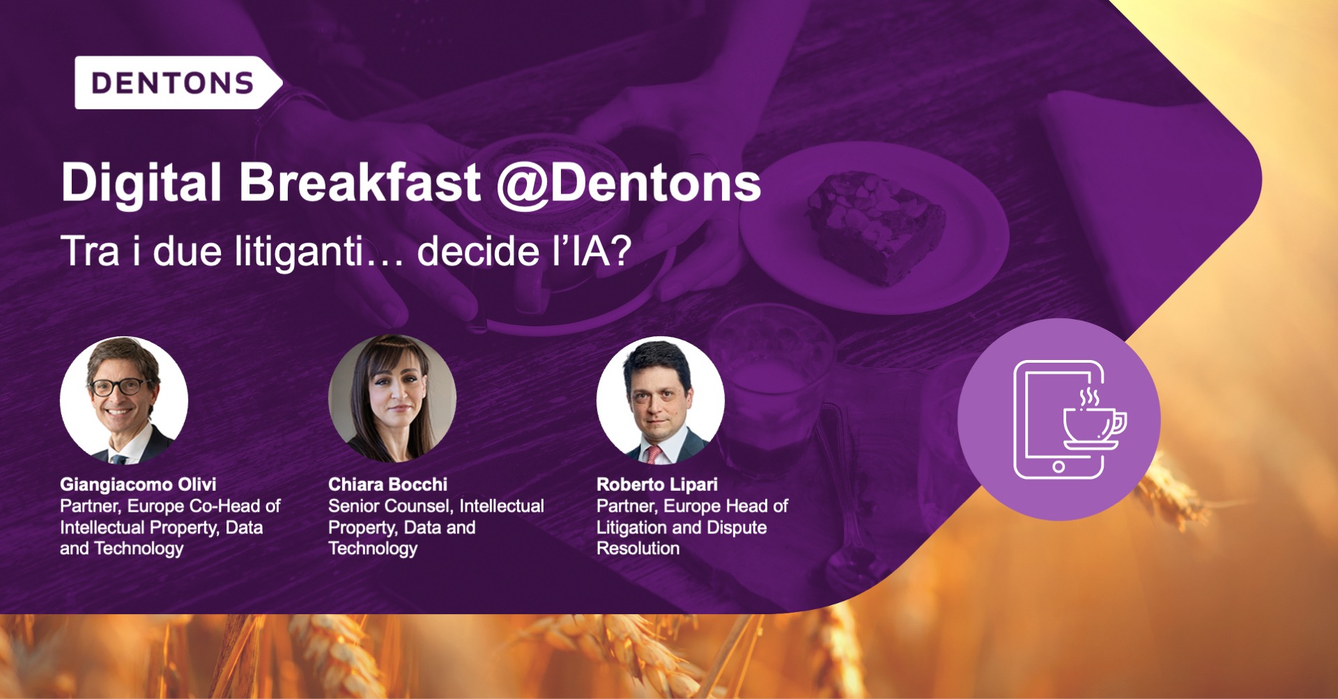 banner for the webinar