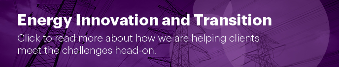 Energy Innovation and Transition Sector Banner Image