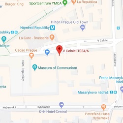 Prague office location map