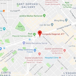 Barcelona office location map