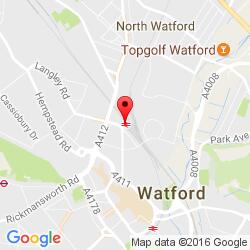 Watford office location map